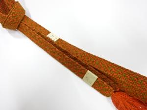 未使用品　正絹　手組帯締め